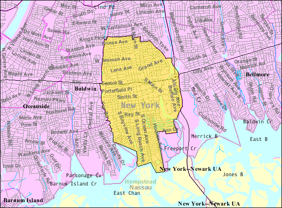 Freeport-ny-map - Locksmith Men